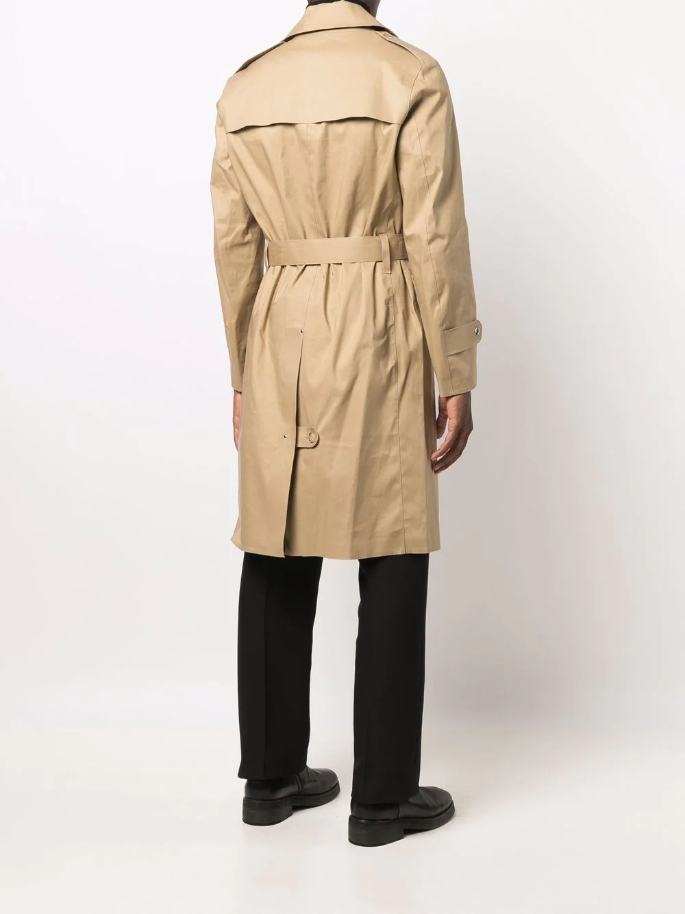 belted trench coat - 4