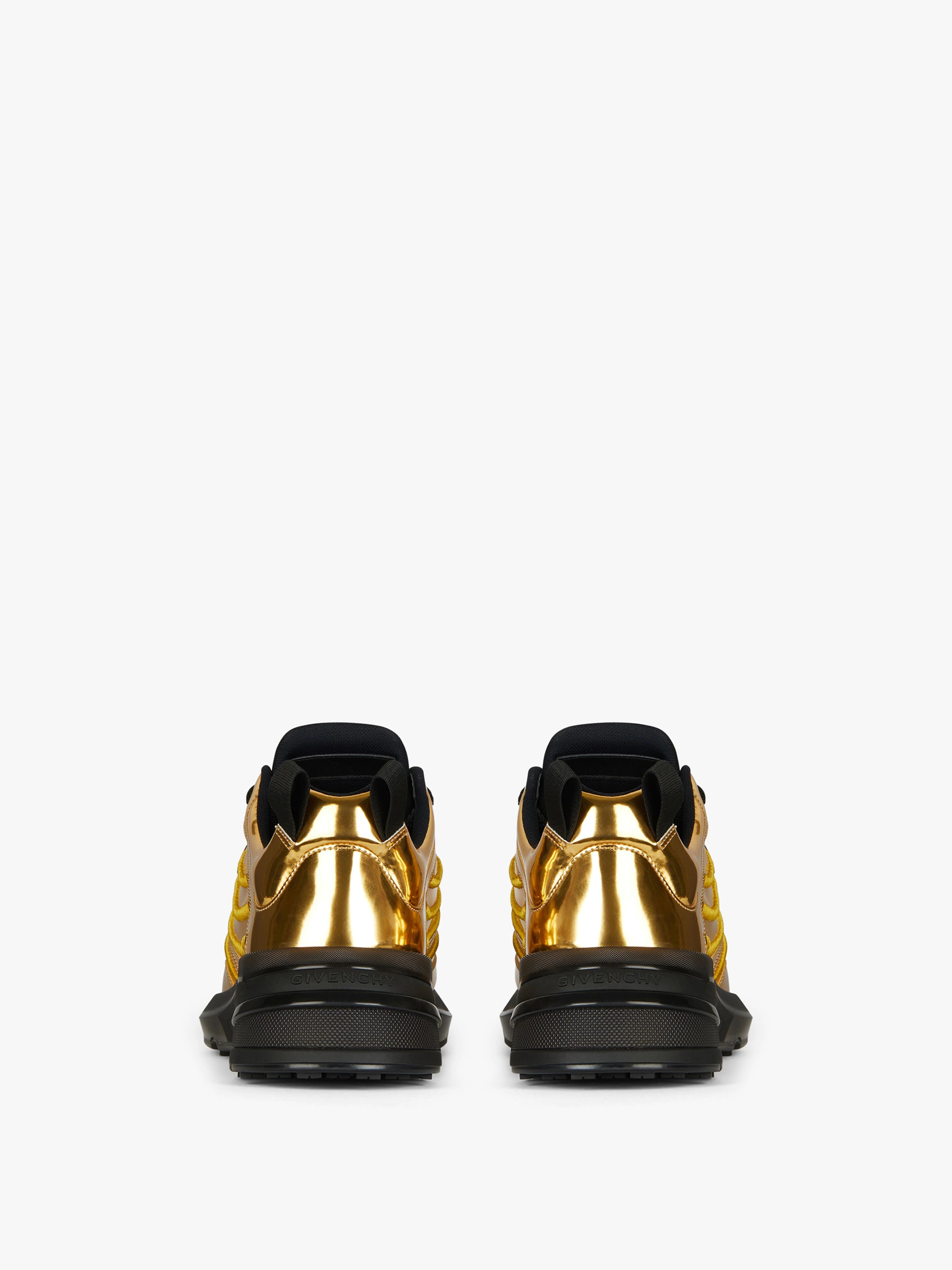 GIV 1 SNEAKERS IN METALLIZED EFFECT LEATHER - 5