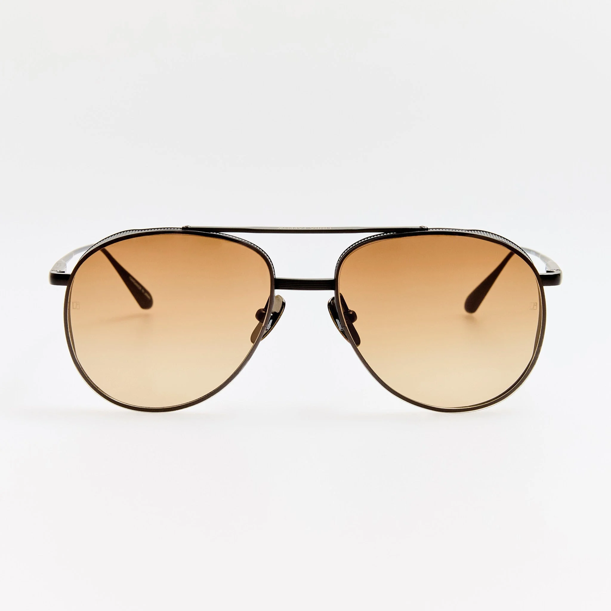 Meret Sunglasses in Matt Nickel and Mocha - 1