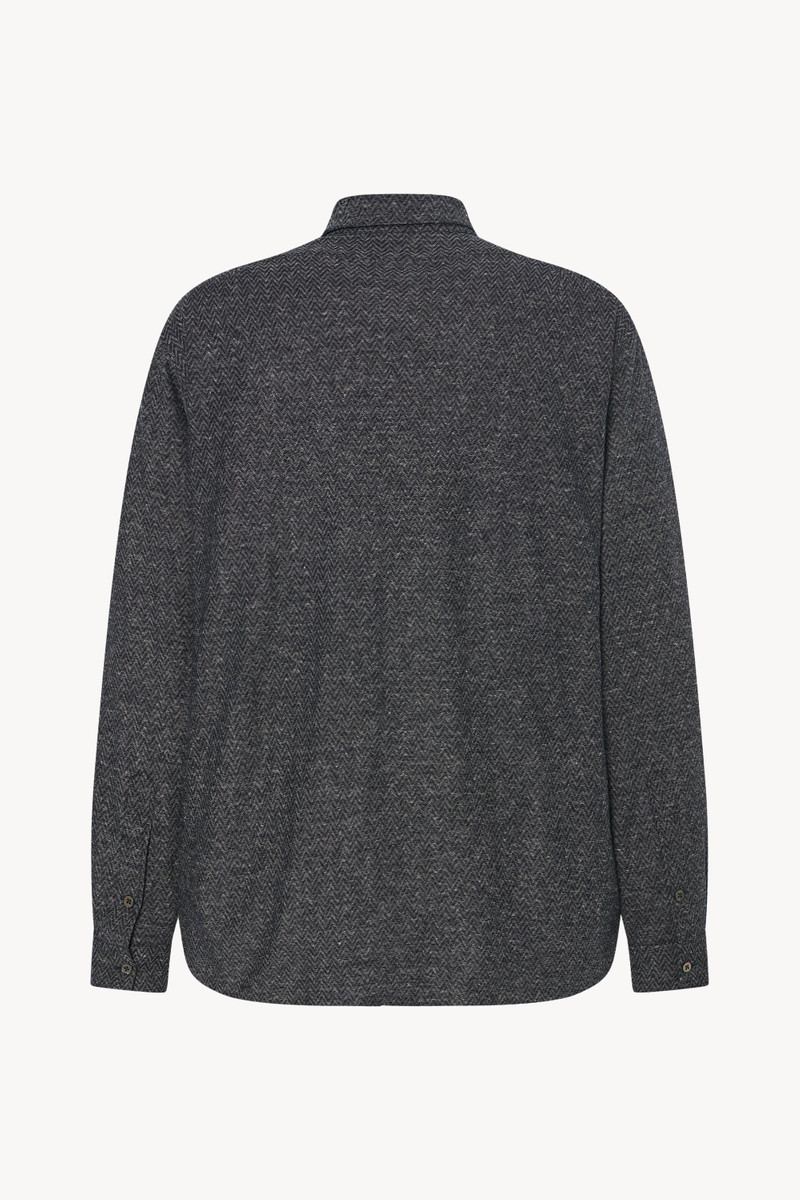The Row Cardiff Shirt in Cotton and Linen outlook