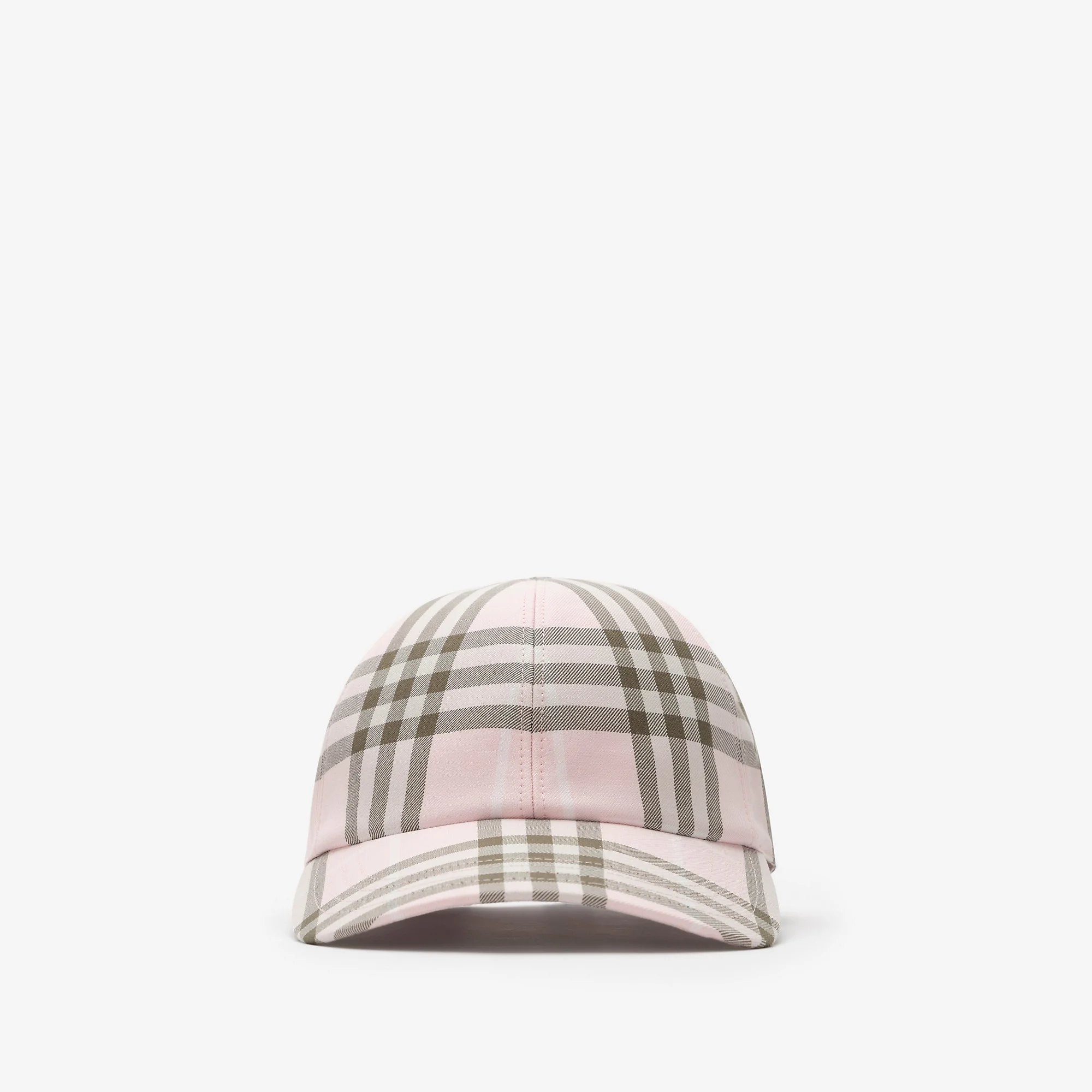 Check Cotton Baseball Cap - 1