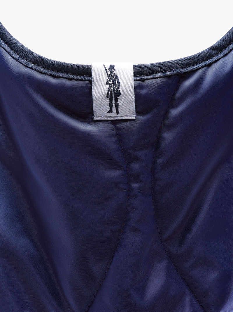 NAVY X ORANGE QUILTED NYLON MARKET BAG | ACC-BA01 4