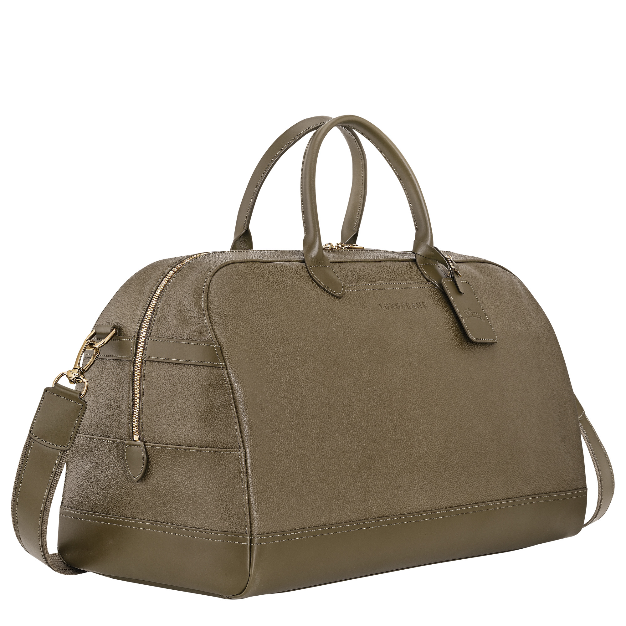 Le Foulonné L Travel bag Caper - Leather - 3