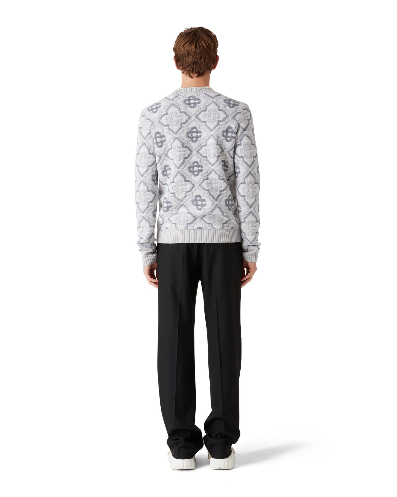 Monogram Knit Jumper | Casablanca Paris - 3