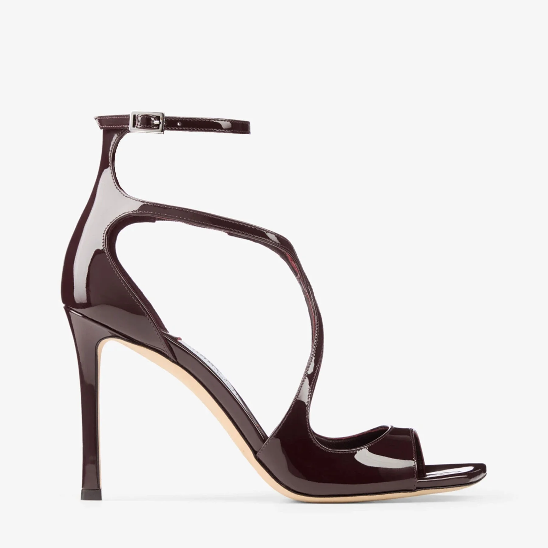 Azia 95 Deep Merlot Patent Leather Sandals - 1