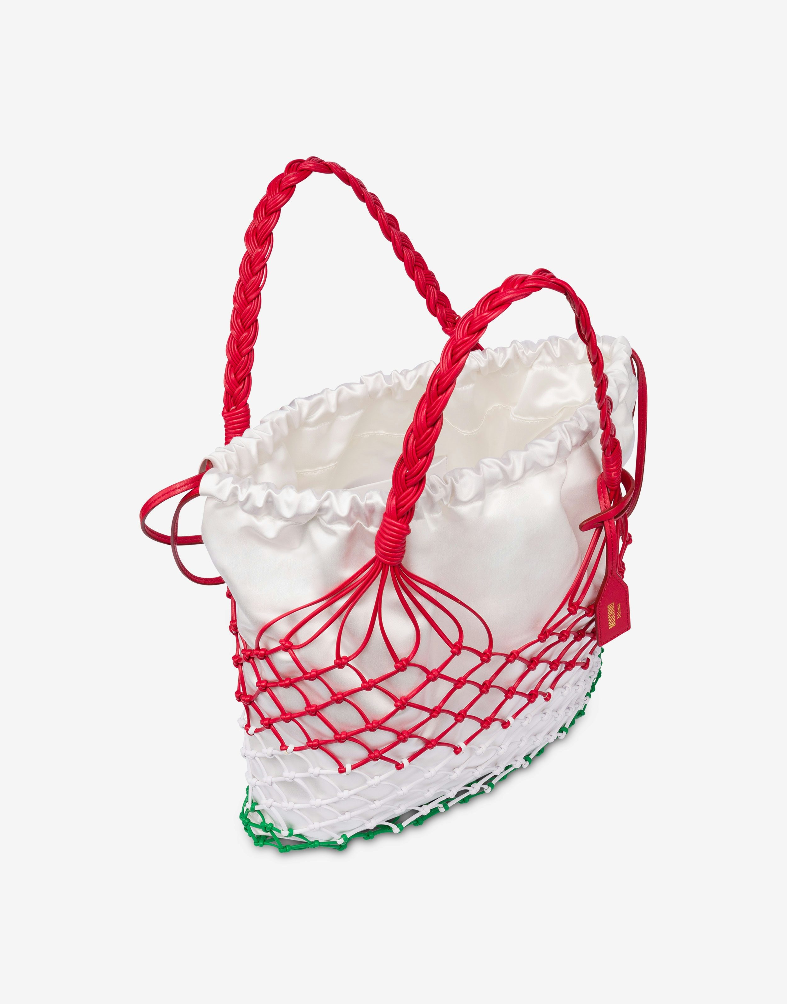 【関税＆送料込み】Moschino Basket Net Nappa Bag Moschino Women's Basket Net Nappa Bag | ShopSimon