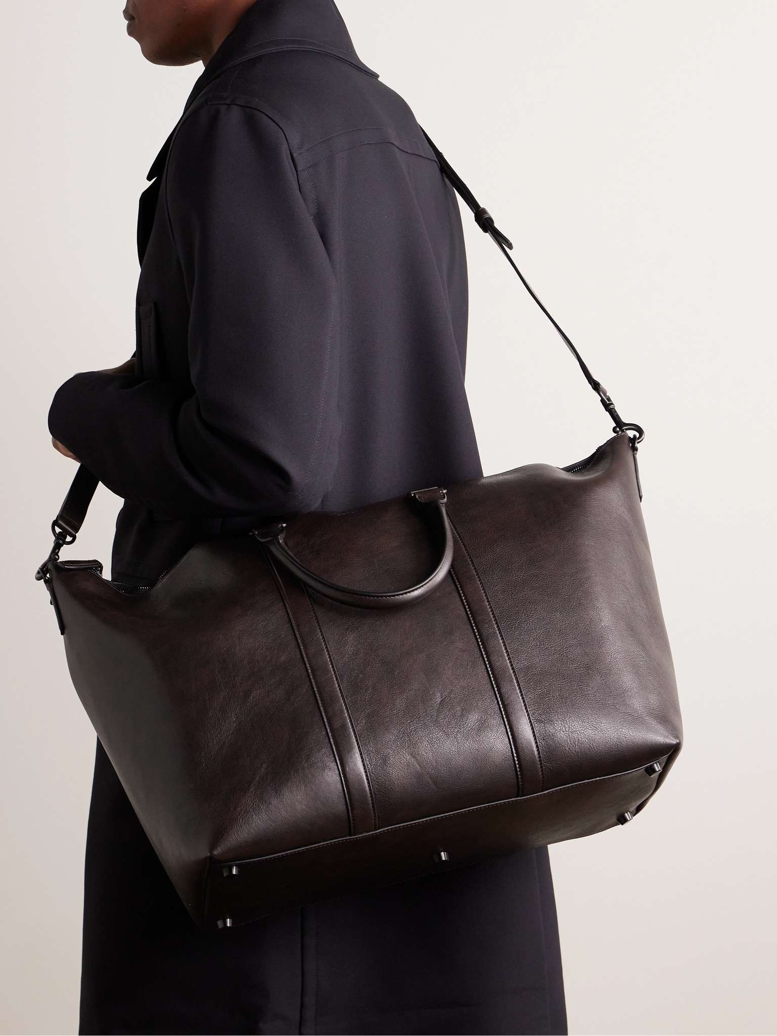 Camberwell 24-Hour Leather Holdall - 6
