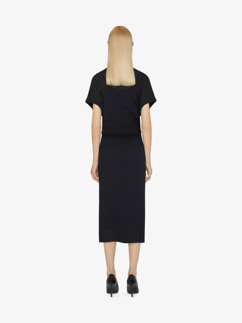 4G JACQUARD의 DRAPED DRESS 4