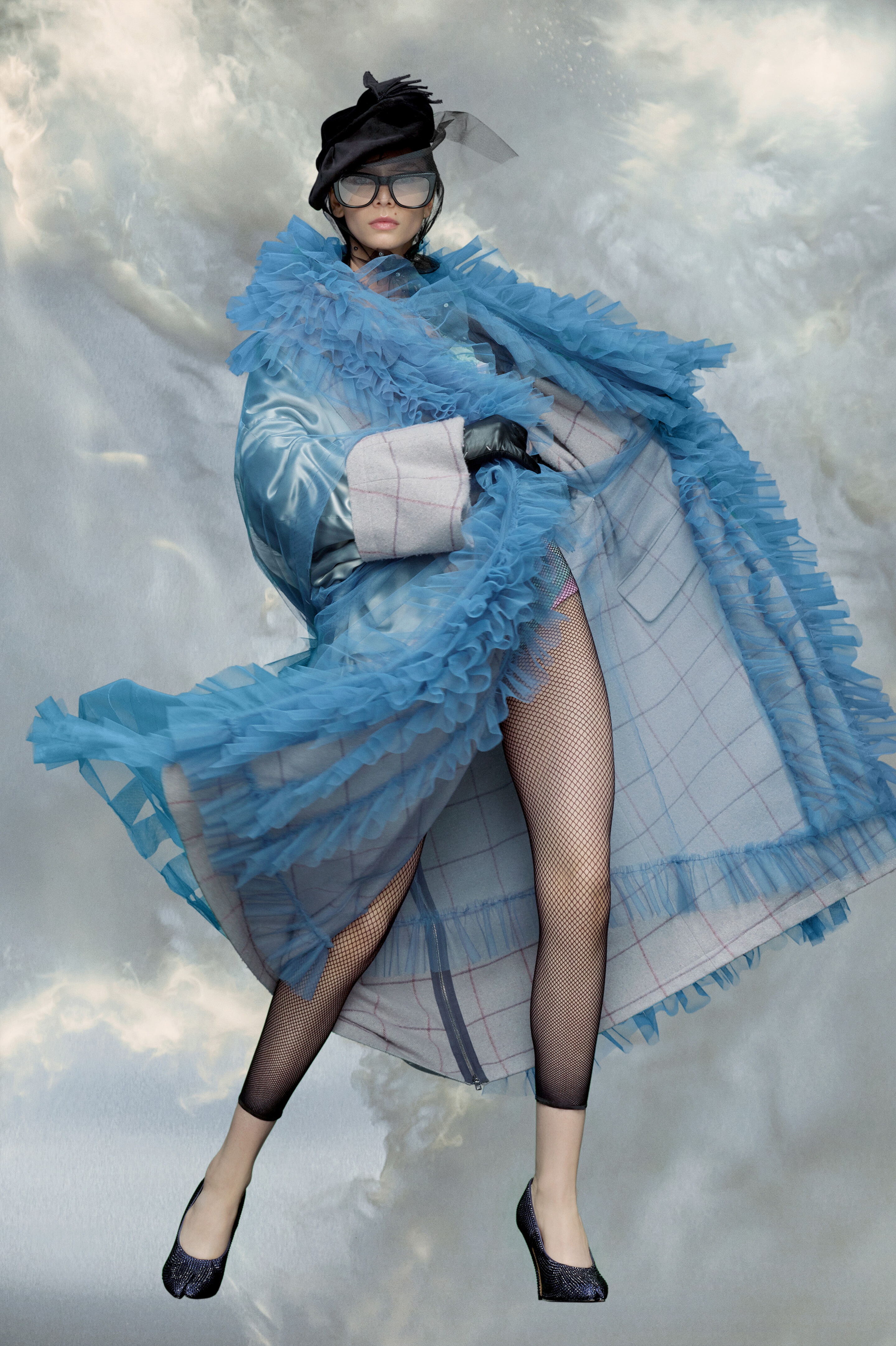 Maison Margiela Tulle coat | REVERSIBLE