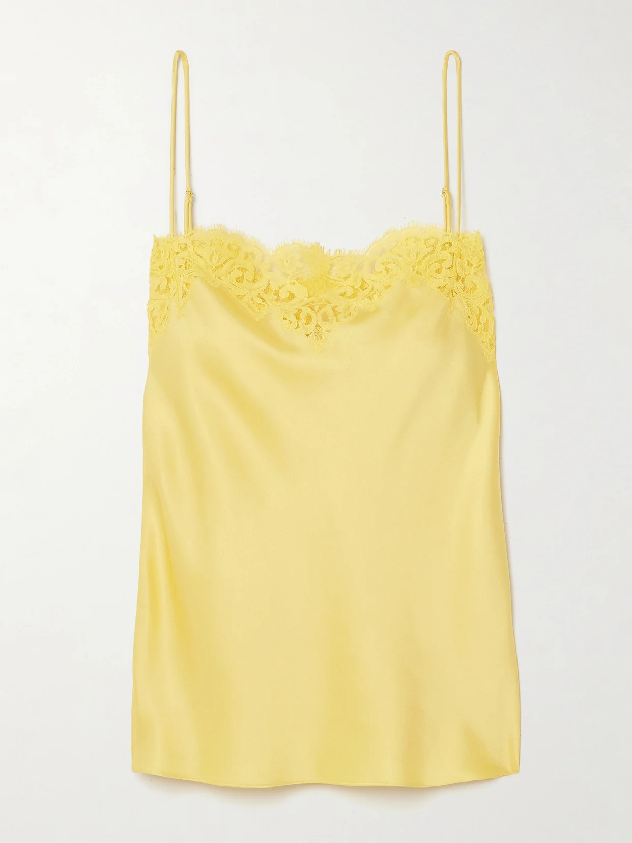 Iconic Lace-trimmed Satin Camisole - 1