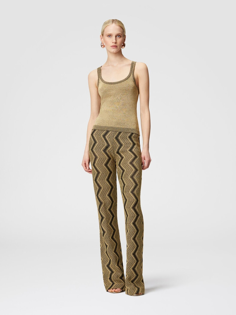 Missoni Glitter-effect viscose tank top outlook