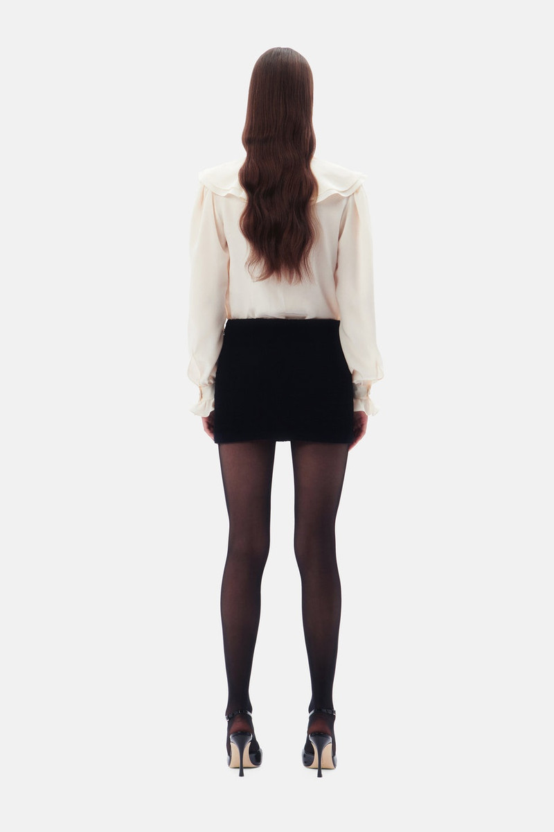 SILK BLOUSE WITH VOLANT COLLAR 5