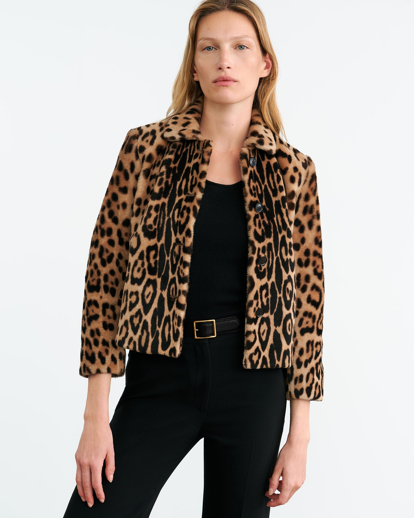 MONTMARTRE SHEARLING CROPPED JACKET - 2