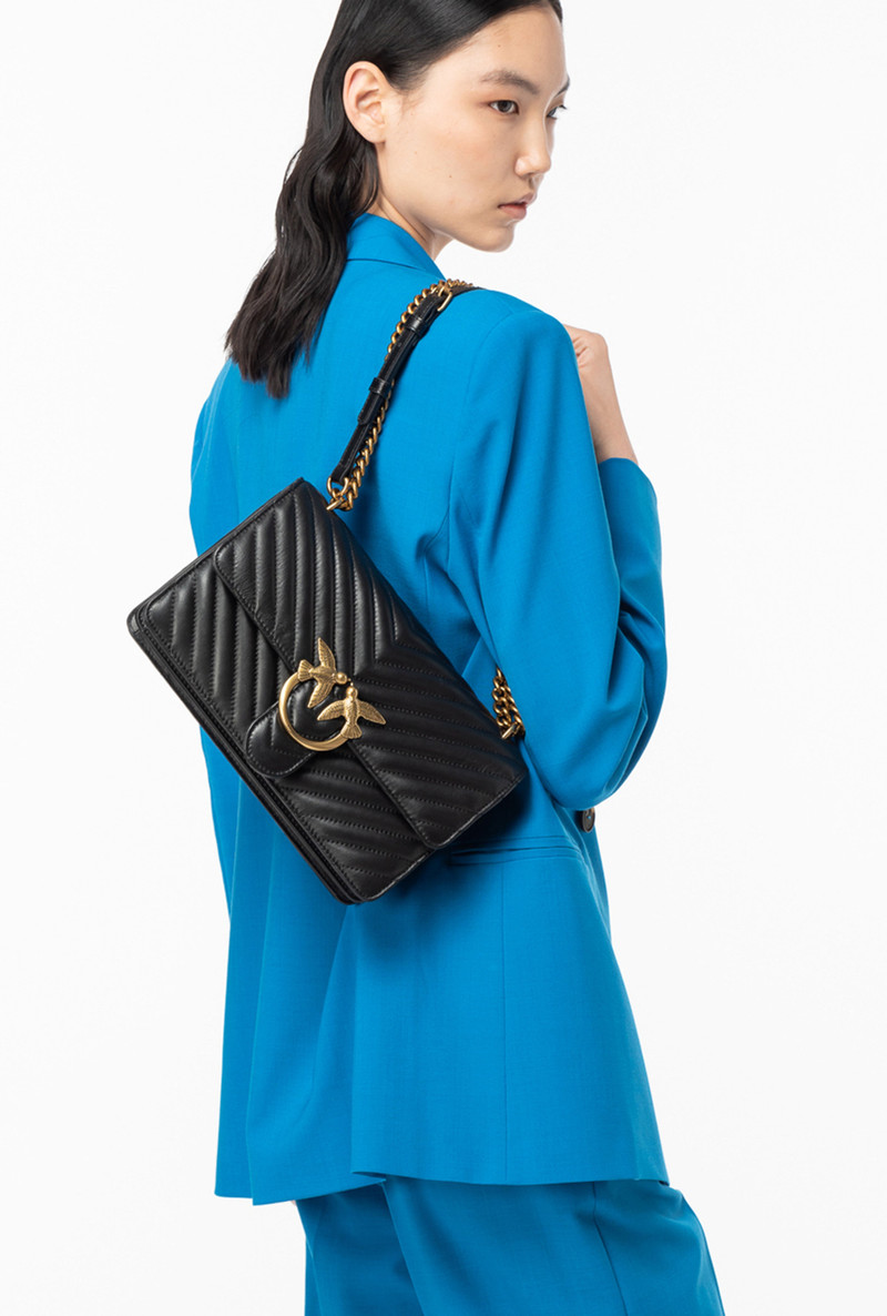 MEDIUM SHOULDER BAG LOVE BAG ONE CHEVRON 6