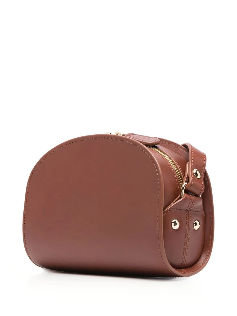 Demi-lune leather crossbody bag - 4