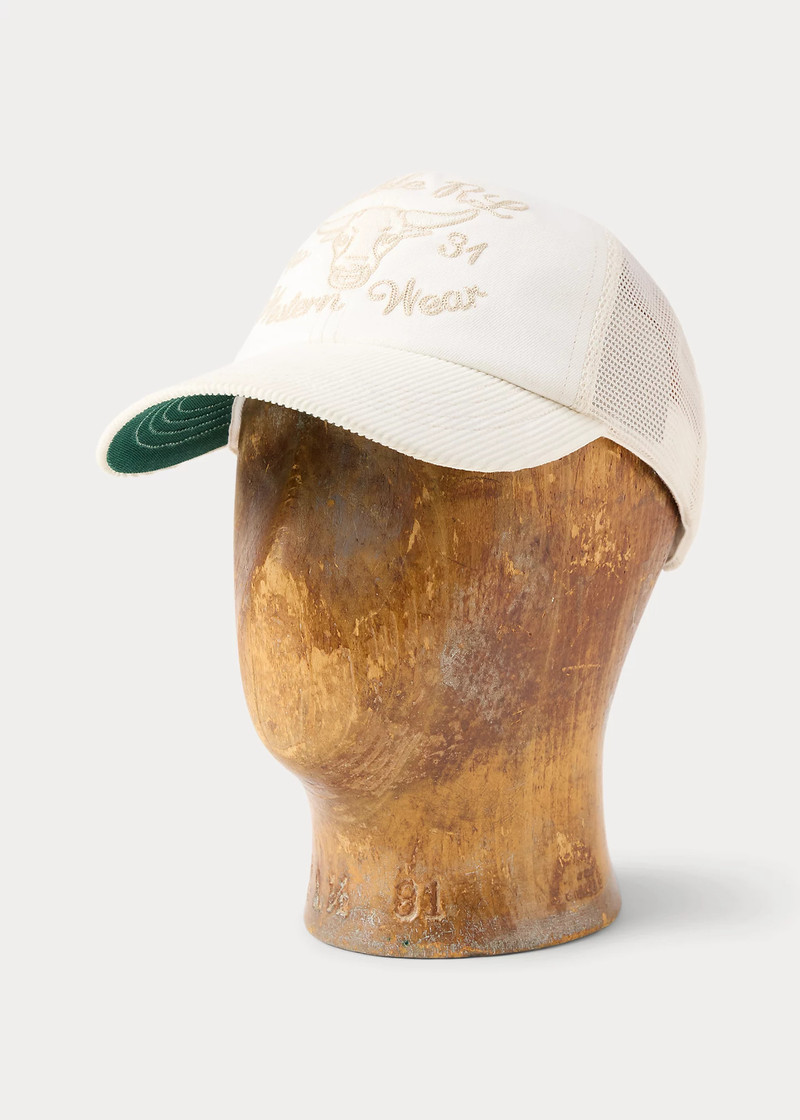 Corduroy-Bill Twill Trucker Cap 1