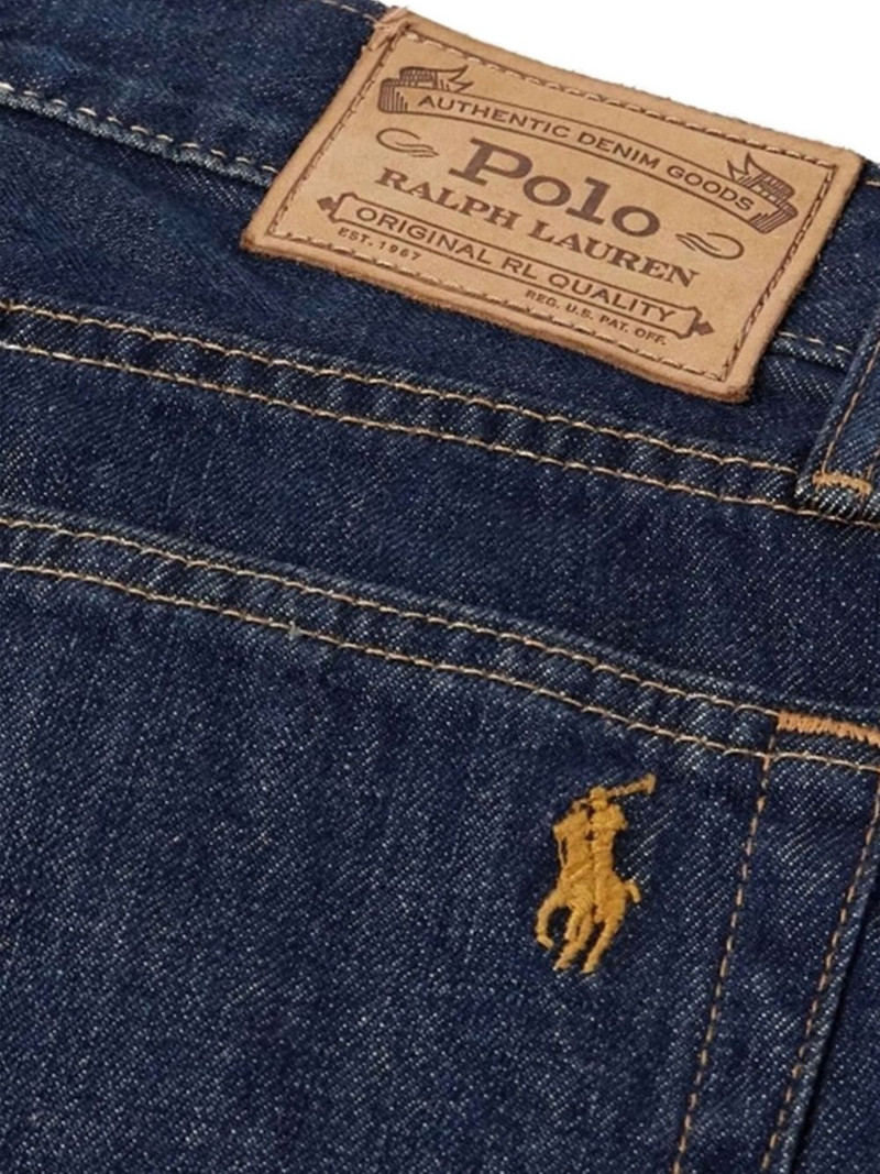 logo-embroidered jeans 4