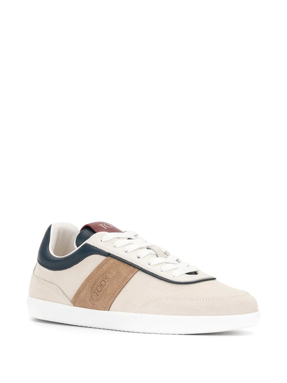 panelled low-top sneakers - 2