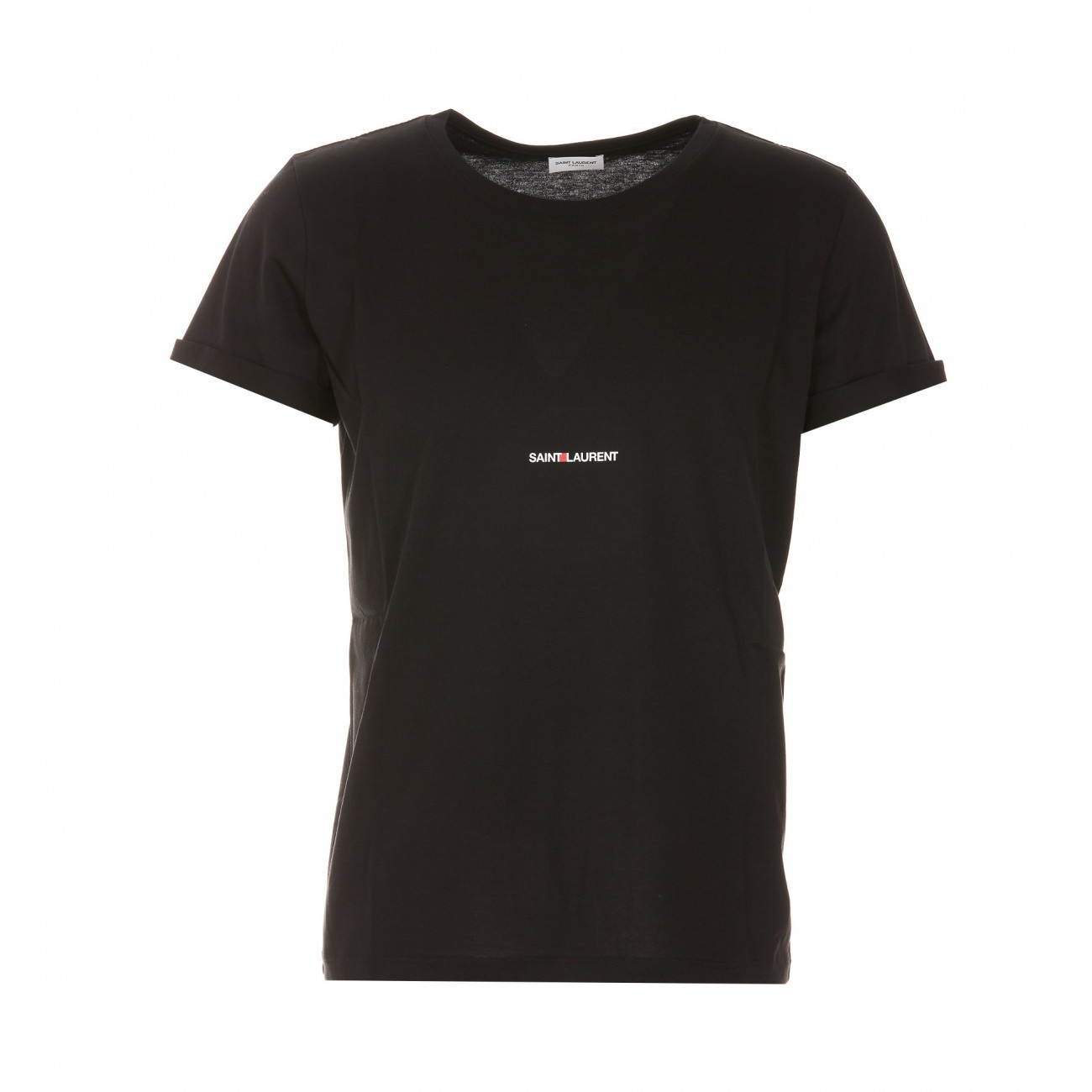black cotton t-shirt - 1