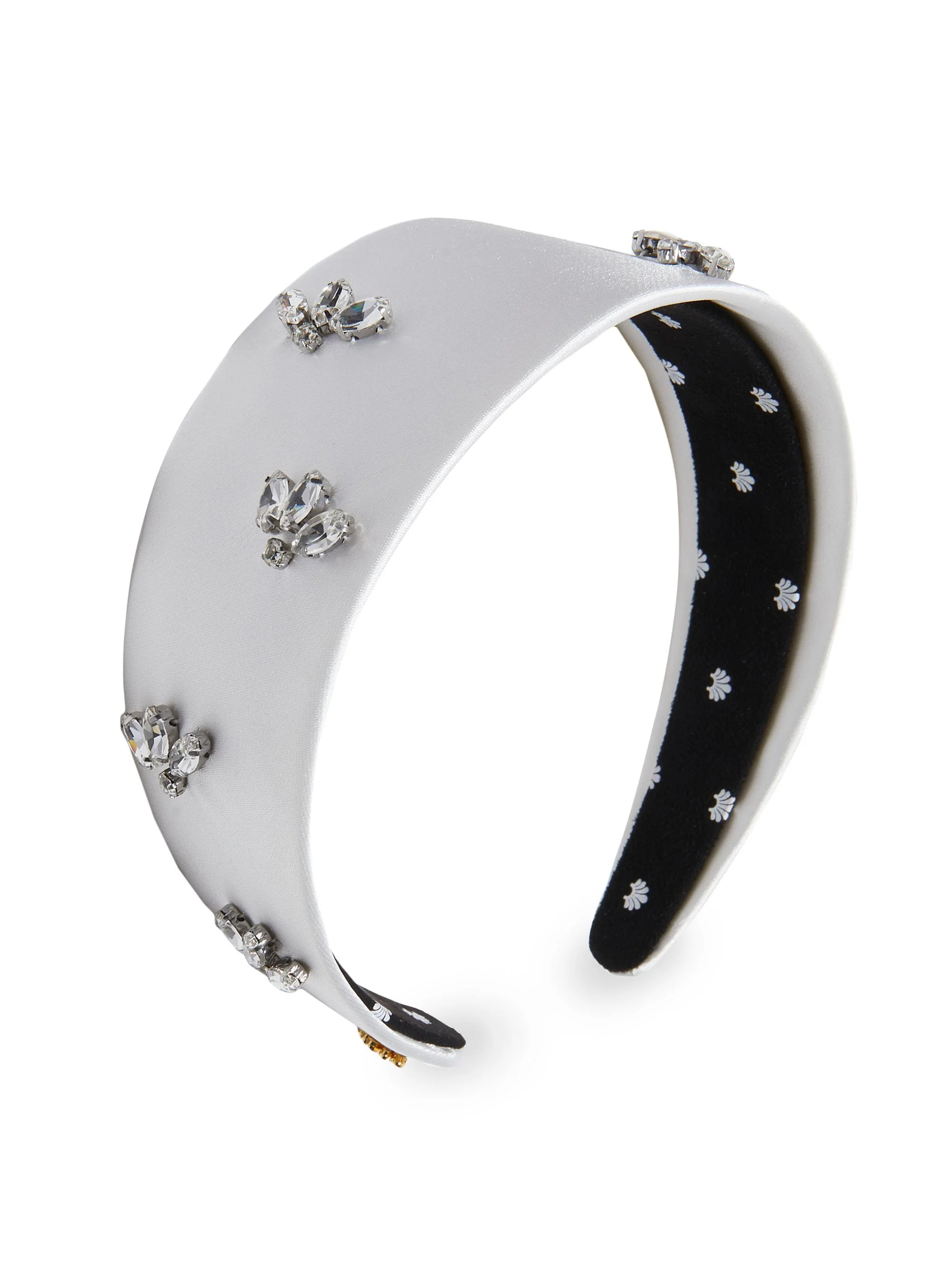 Women's Brigitte Crystal-Embellished Headband - Ivory - 1