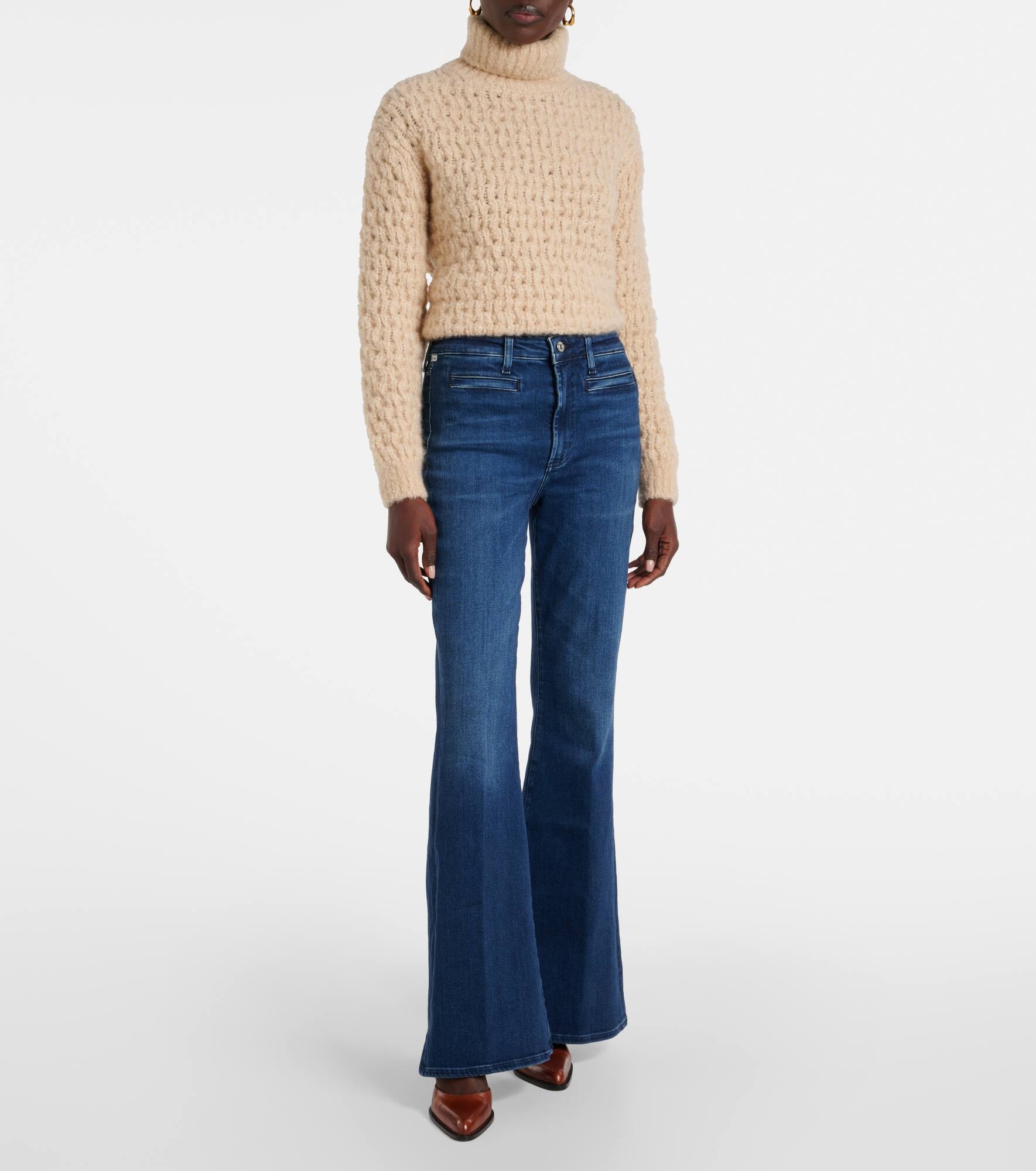 Lilah high-rise flared jeans - 7