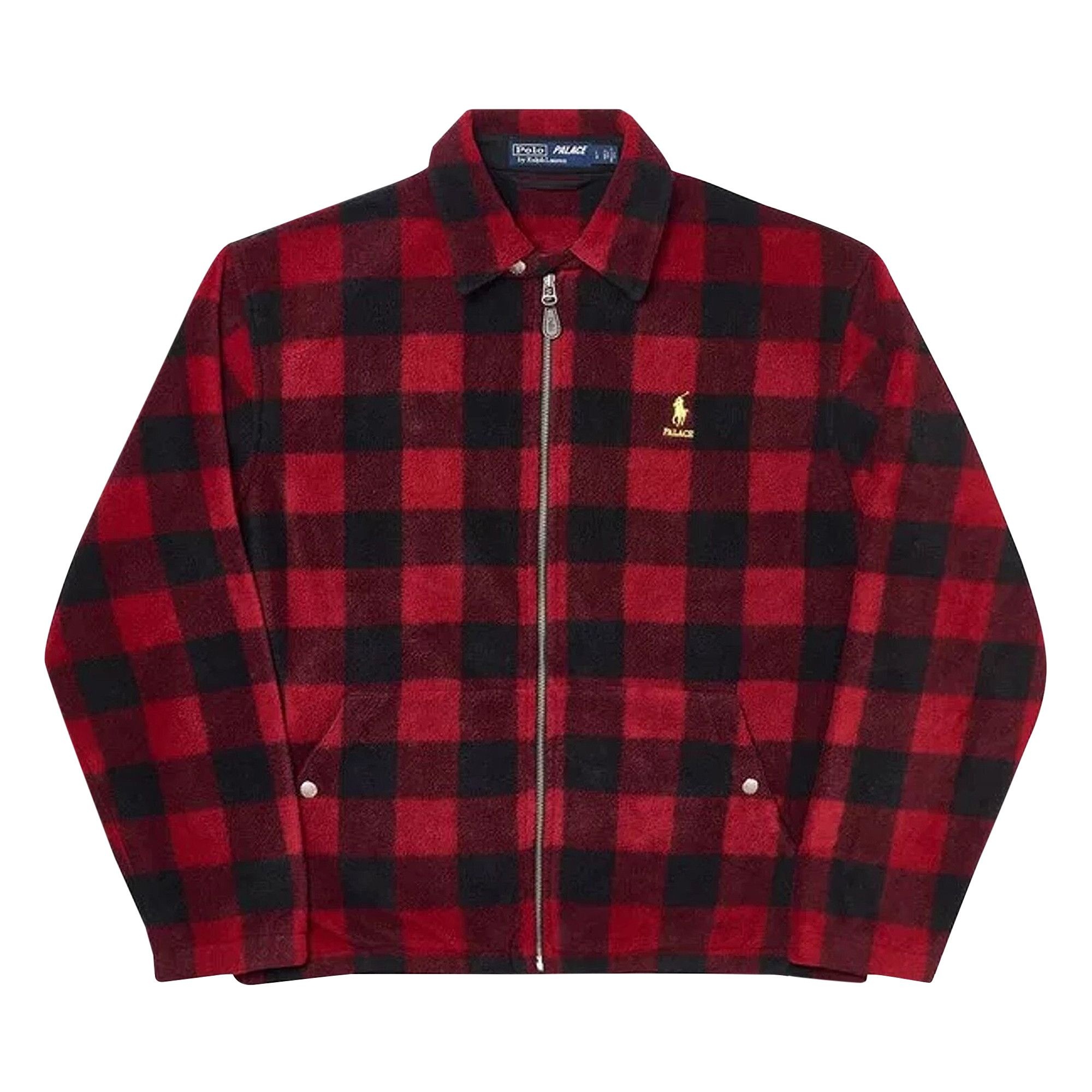 Palace x Ralph Lauren Polar Fleece Harrington Jacket 'Buffalo Plaid' - 1