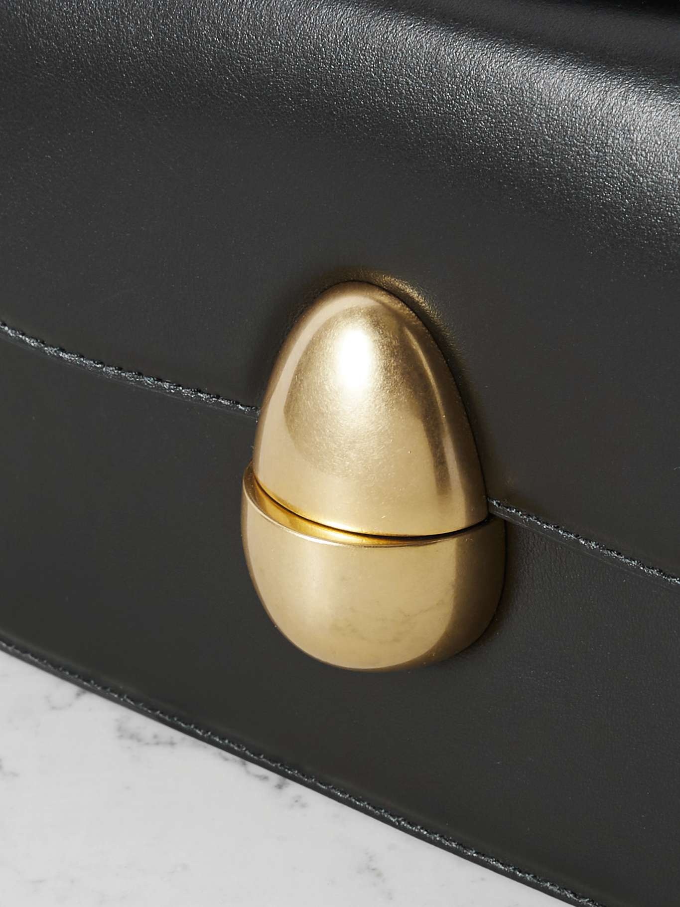 Phoenix embellished leather clutch - 4