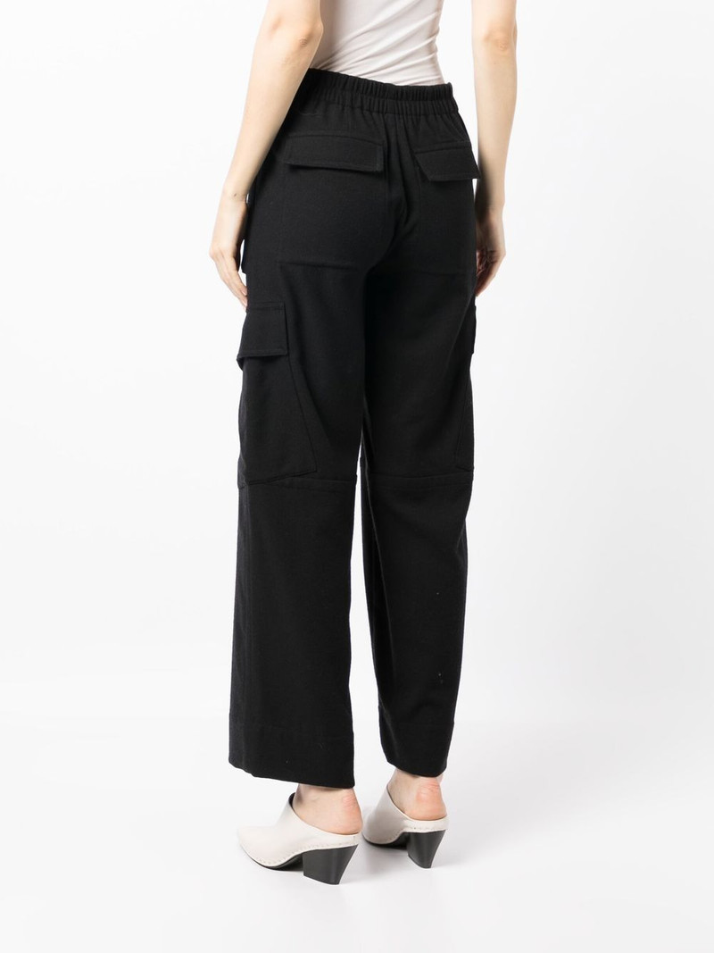 flannel wide-leg trousers 4