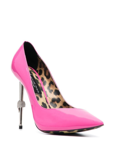 PHILIPP PLEIN Decollete 120mm patent pumps outlook