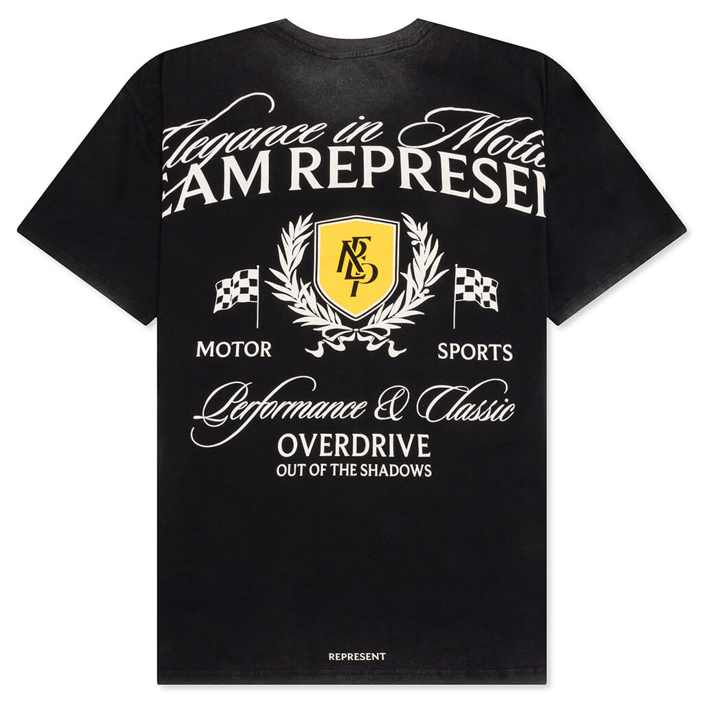 CREST T-SHIRT - VINTAGE BLACK - 2
