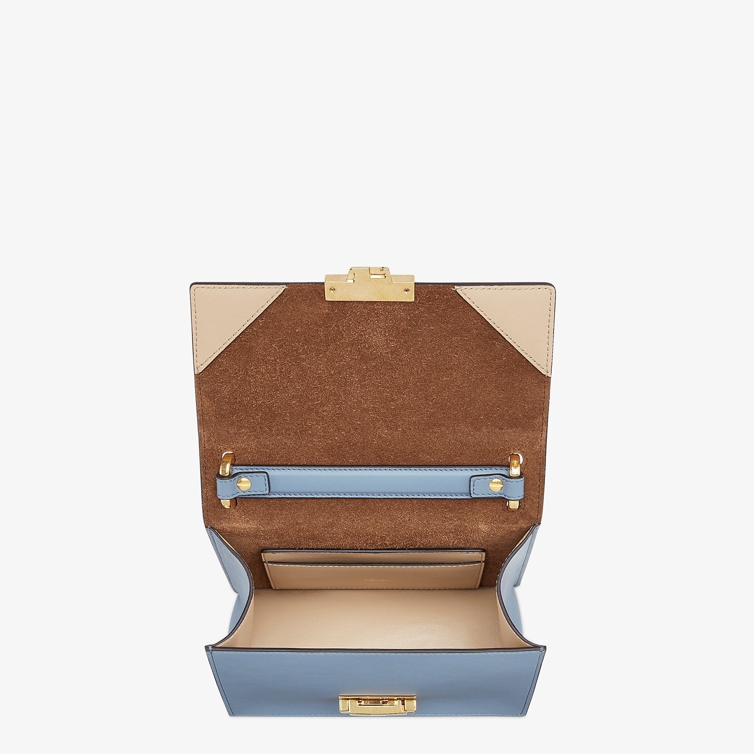 Light blue leather mini-bag - 5