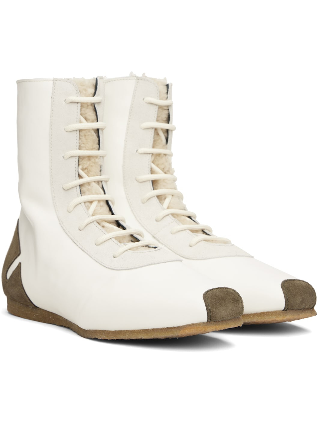 Off-White Slash Heel Boxer Sneakers - 4
