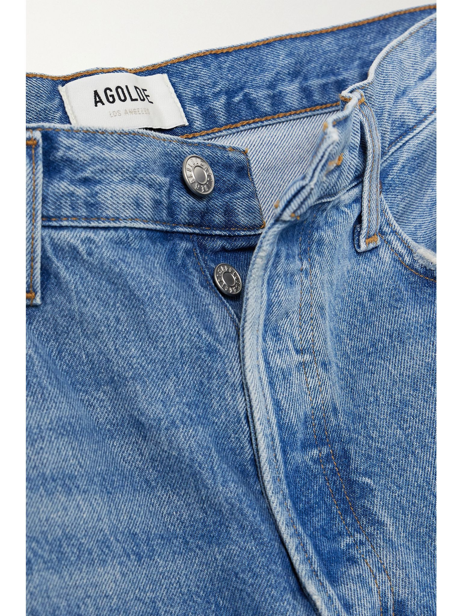 Low Slung Puddle jeans Mid denim - 5