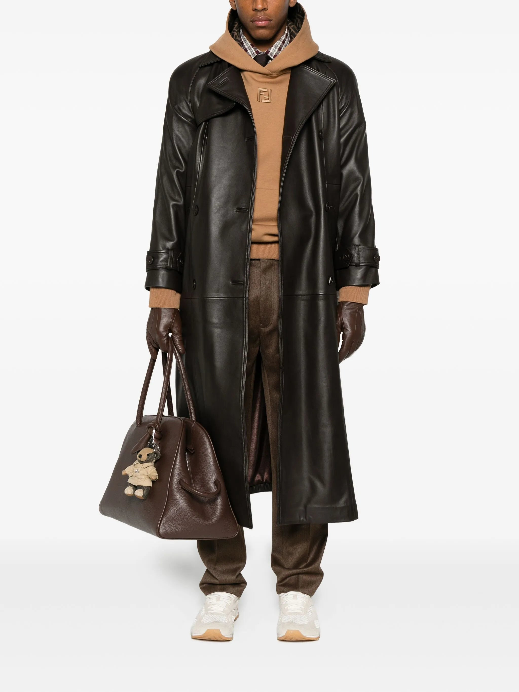 Fendi FF-embroidered Hoodie - 3