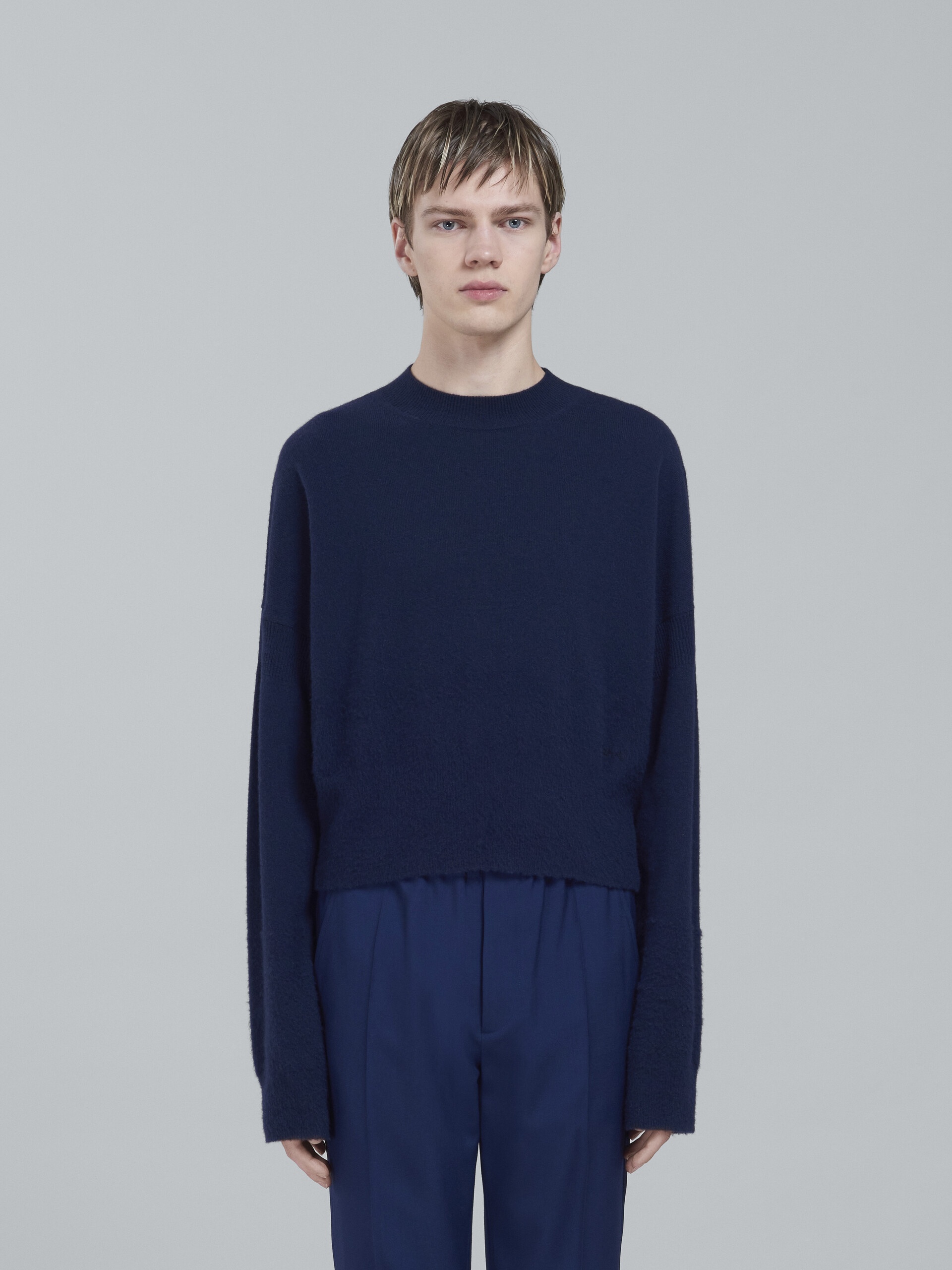 LOGO CASHMERE CREWNECK SWEATER - 2