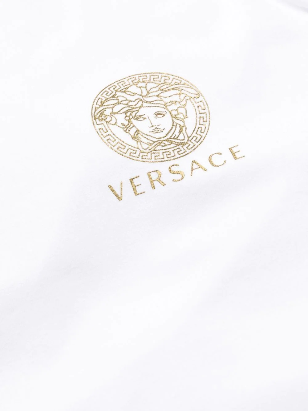 VERSACE｜ (LOGO ROUND NECK LONG SLEEVE (AUU01007 1A10011 Black Underwear T-shirt with long sleeves Versace - Vitkac Italy
