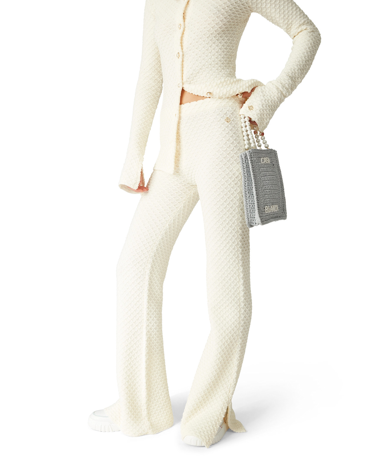 Textured Knitted Trousers | Casablanca Paris - 4
