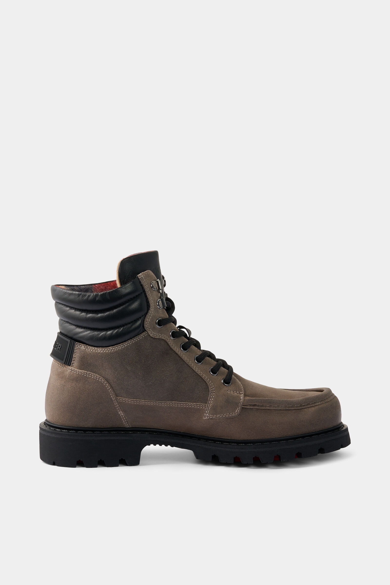 Helsinki Lace-up boots in Taupe/Black - 2