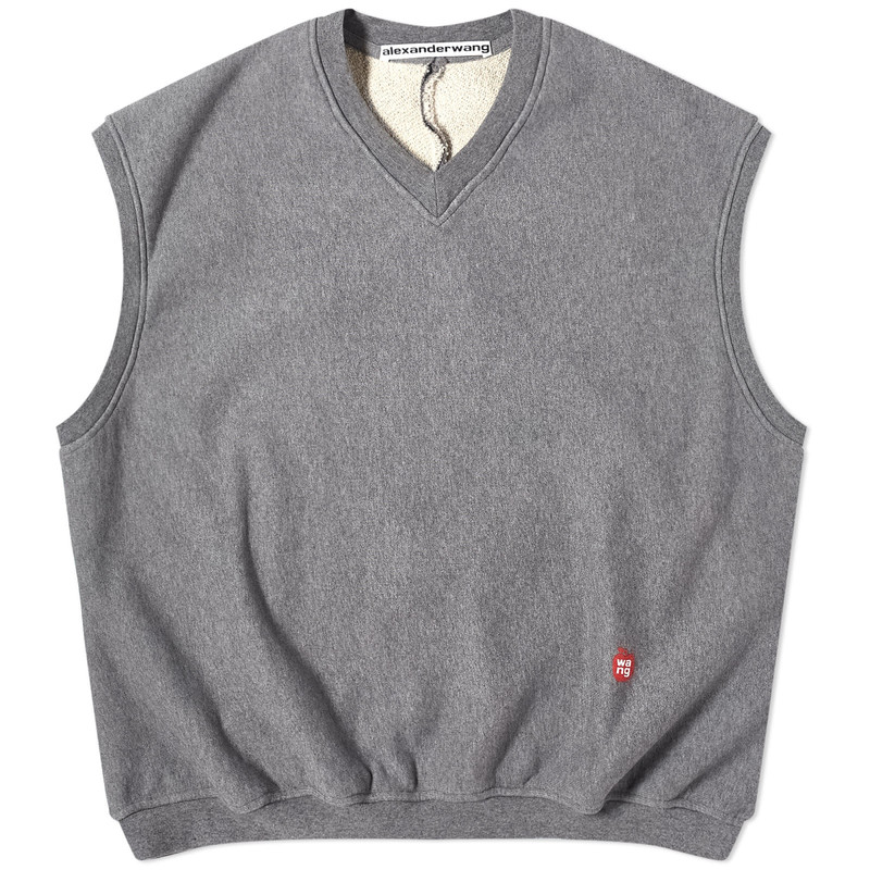 Alexander Wang Oversized Apple Logo Vest 1