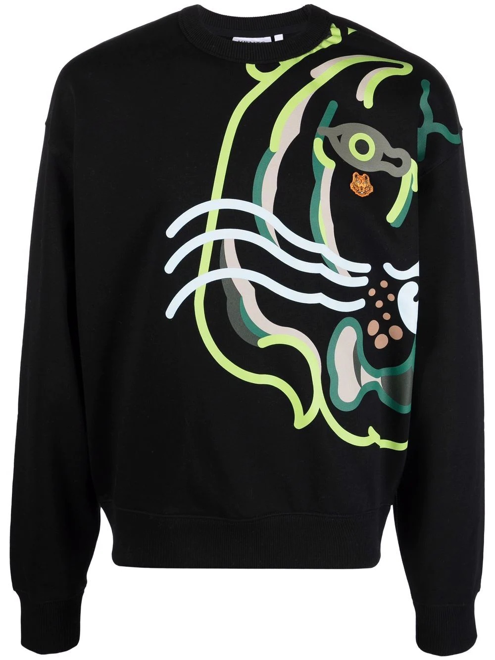 graphic-print long-sleeve sweatshirt - 1