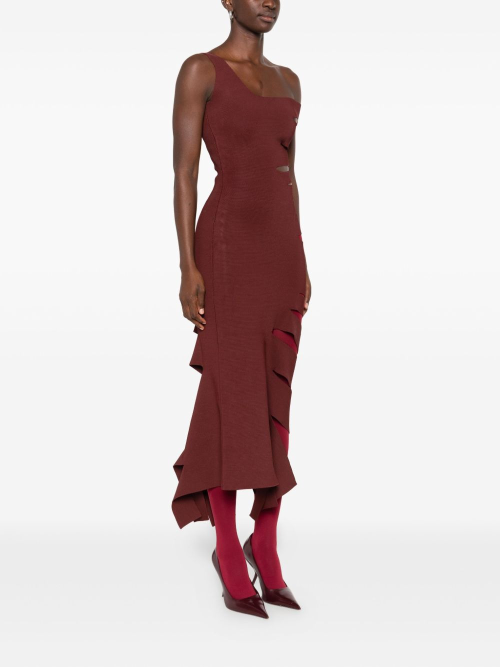 cut-out dress - 3