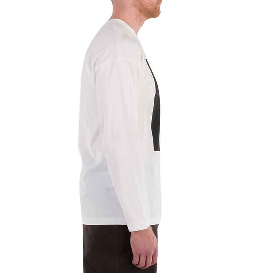 OAMC Men's Off White Graphic-Print Long-Sleeved T-Shirt - 5