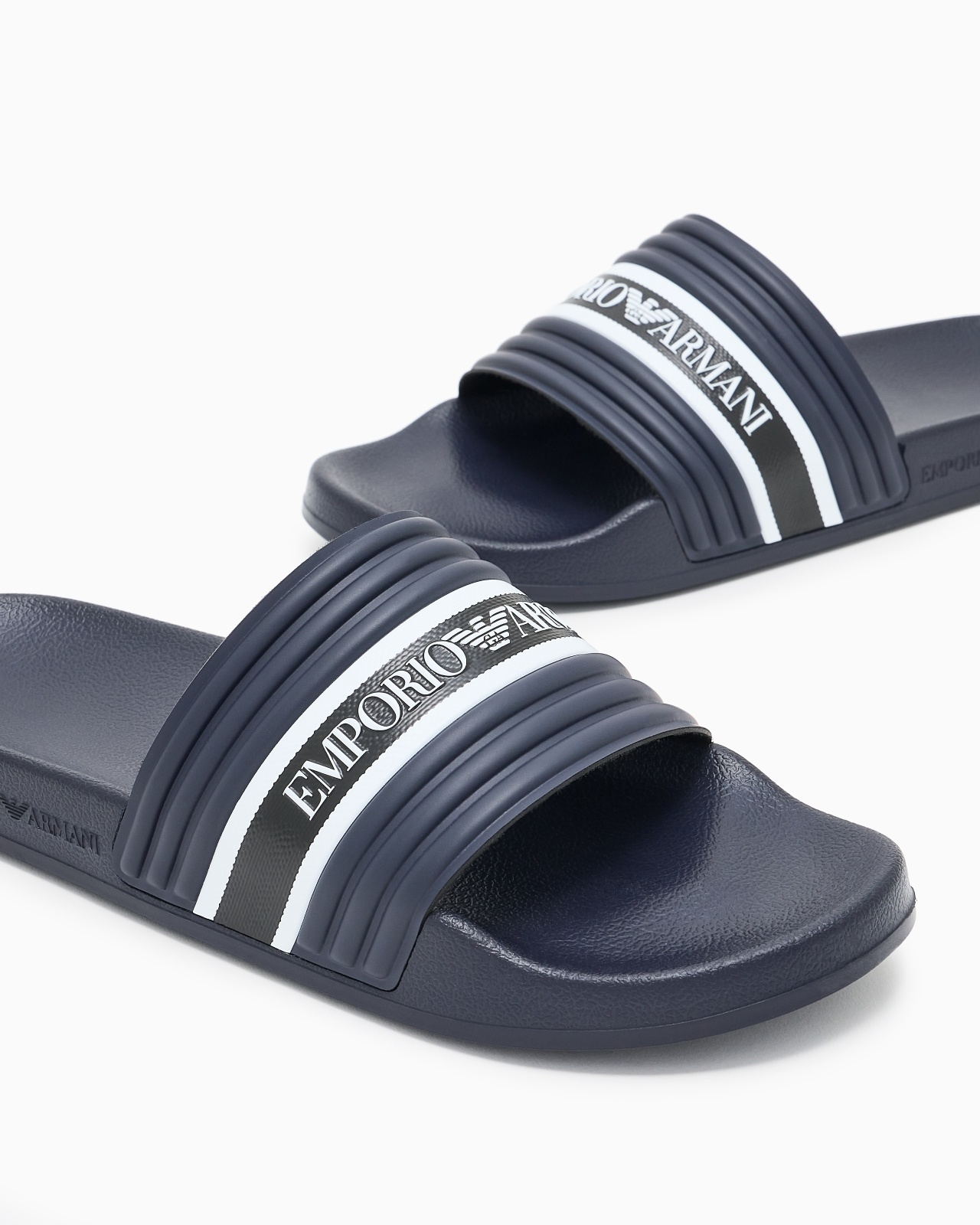 PVC SLIDES WITH LOGO TAPE - 2