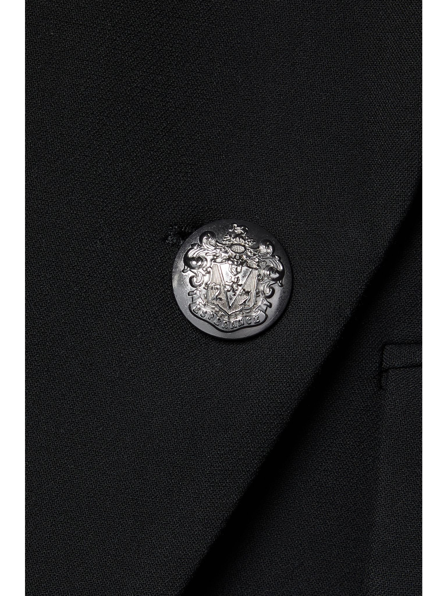 Miller Dickey double-breasted grain de poudre blazer Black - 5
