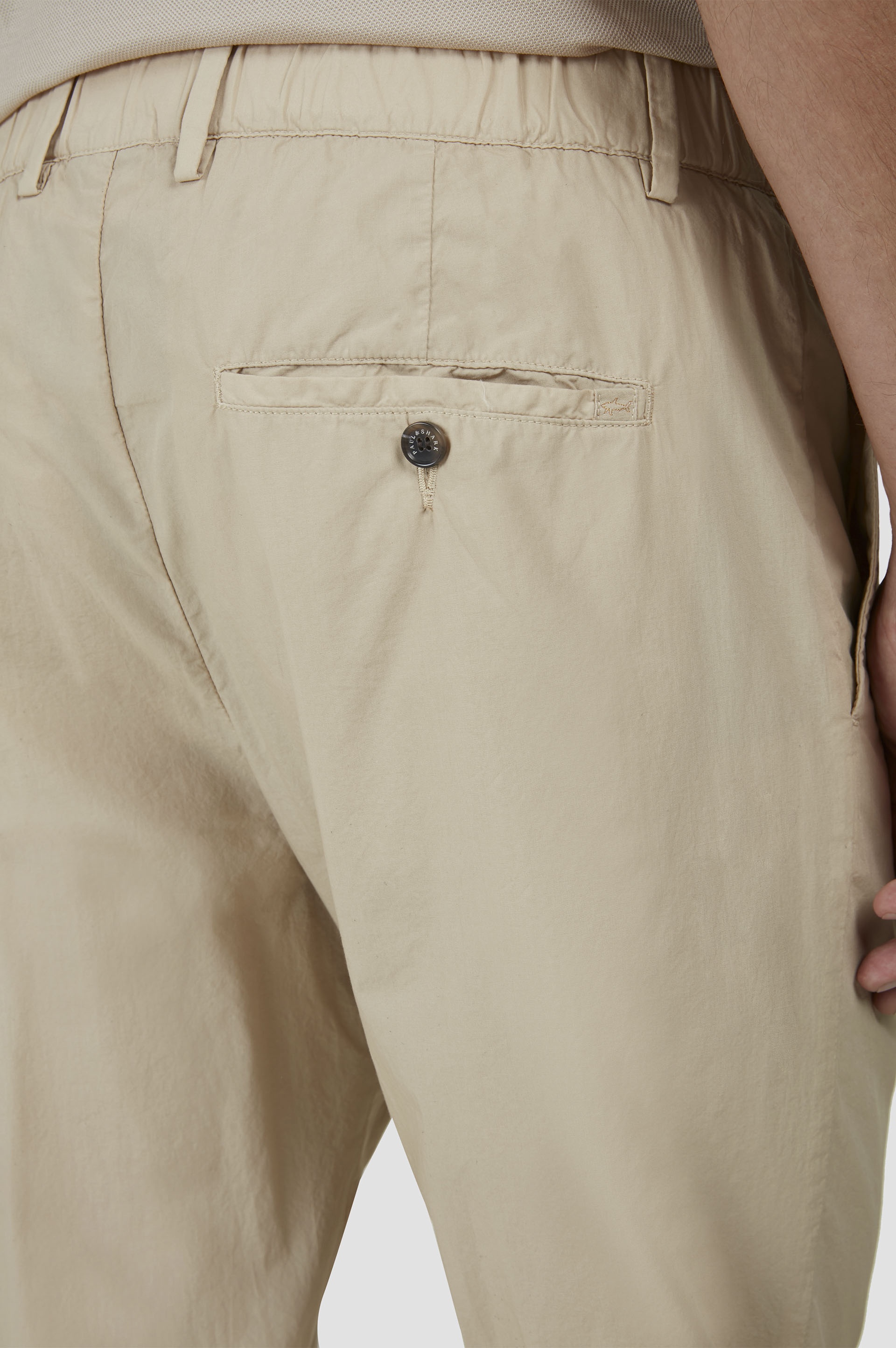 CHINO PANTS IN ULTRALIGHT POPLIN COTTON - 4