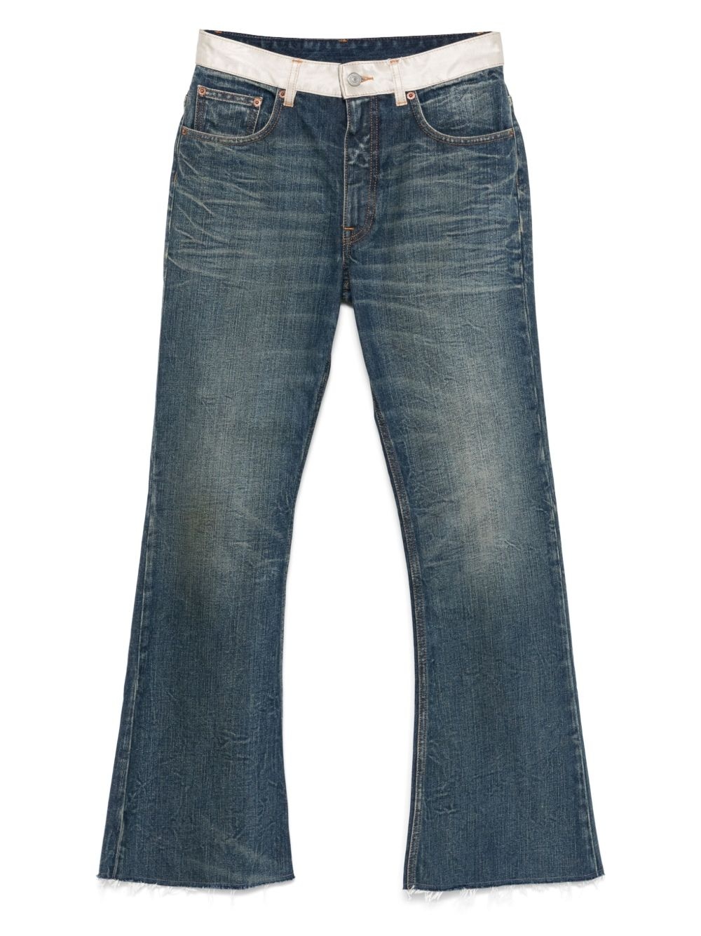 numbers-motif jeans - 1
