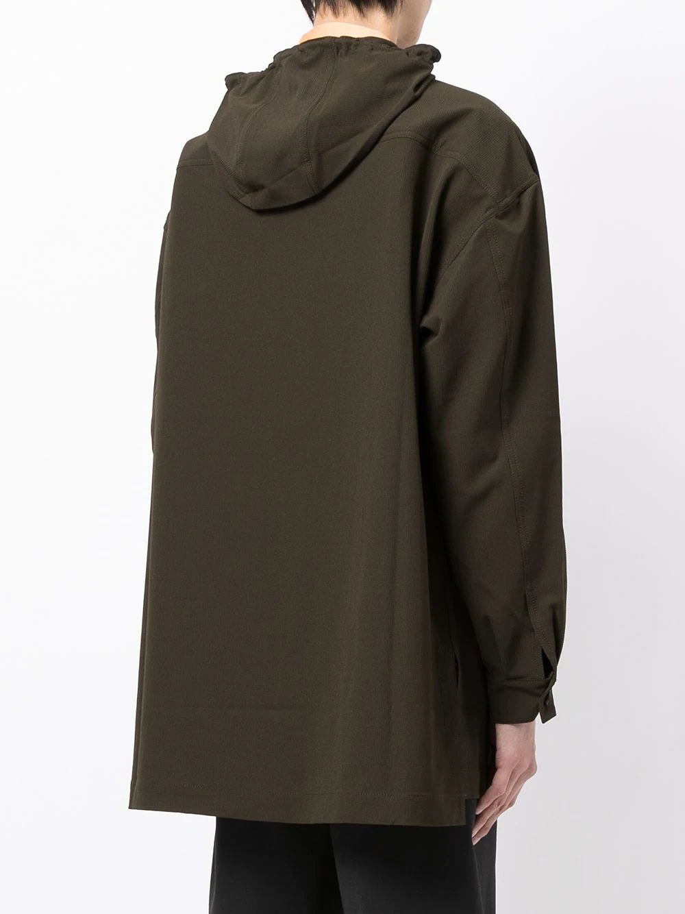 zip-detail hooded jacket - 4