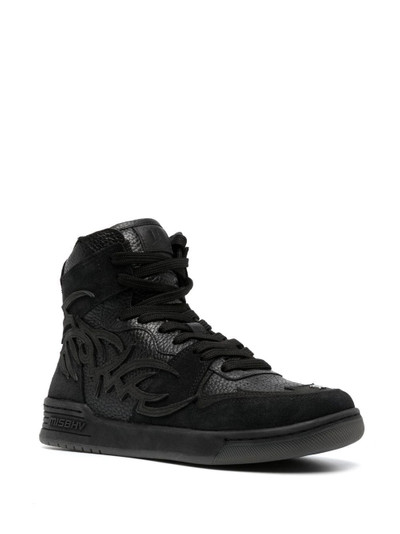 MISBHV panelled high-top leather sneakers outlook