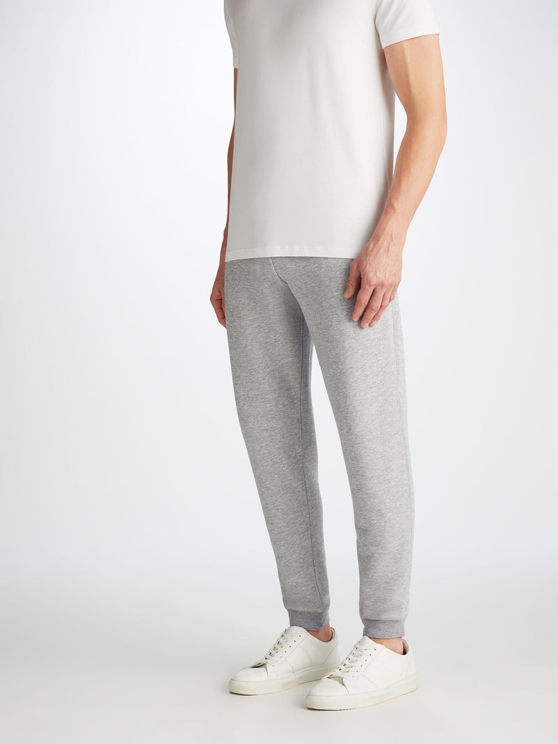 Men's Sweatpants Quinn Cotton Modal Silver - 2