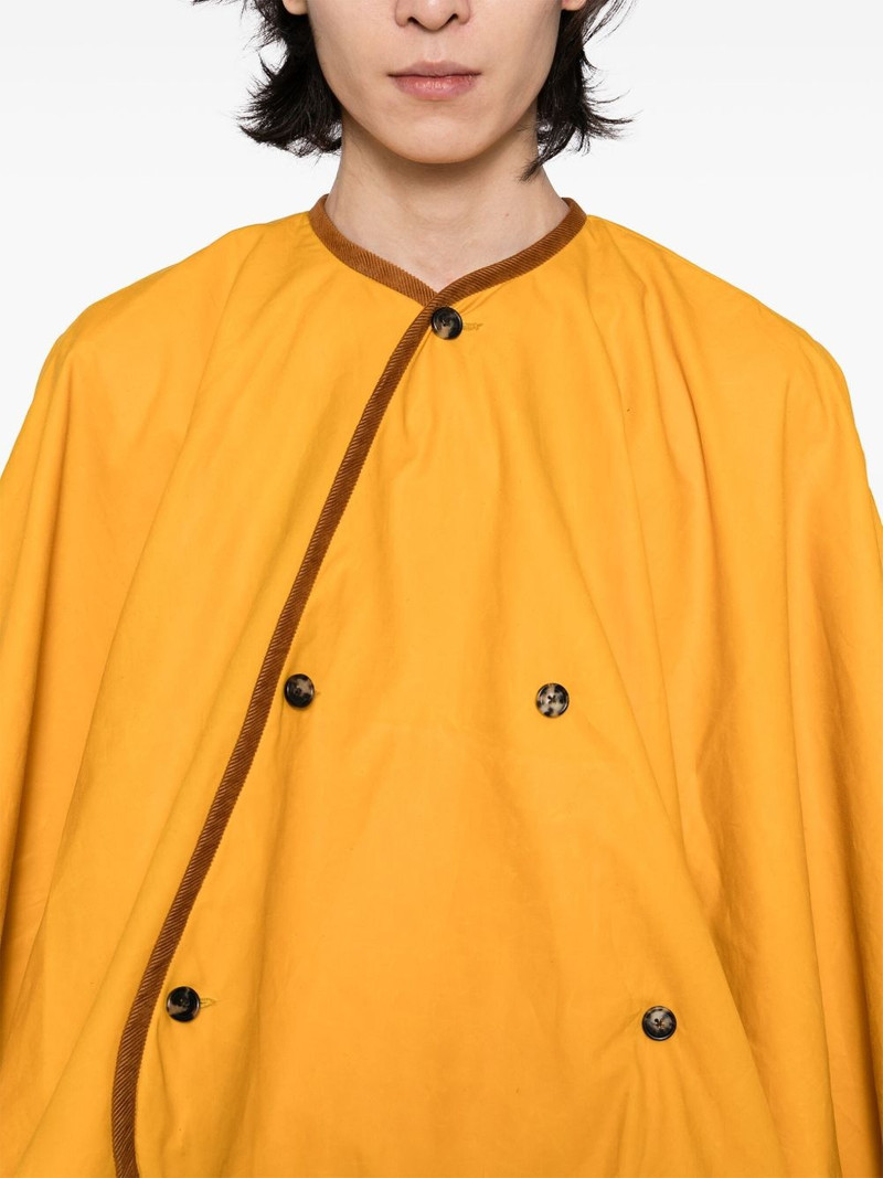 Waxed rain cape 5